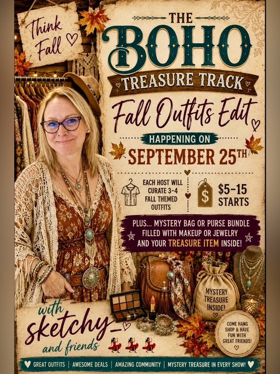 Easel Los Angeles Tops - Boho Treasure Track Train 🚂! Sept 25th!! Fall outfits edit!